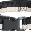 Dogs Collar Flat-S/M-Black, whi-Hay Online