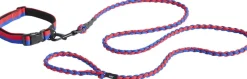 Hay Til Boligens Kæledyr>Dogs Leash-Braided-Red, blue