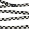 Outlet Dogs Leash-Flat Check M/L-Black Til Boligens Kæledyr