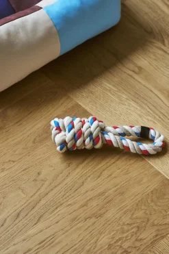 Hay Til Boligens Kæledyr>Dogs Rope Toy-Red, turquoise, o