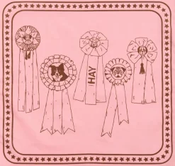 Dogs Scarf Recycled-55 x 55-P-Hay Sale