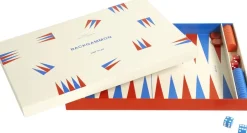 Clearance PLAY-Backgammon-Off-white Børn Spil & Puslespil