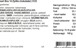 Sale Heart box 14 Chokolade