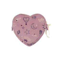 Heart Makeup Bag Purple Theatre Magic-Maanesten Outlet