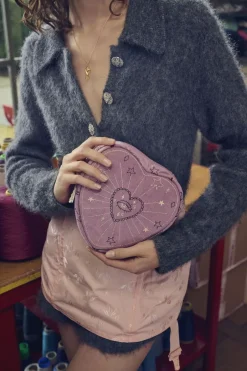 Heart Makeup Bag Purple Theatre Magic-Maanesten Outlet