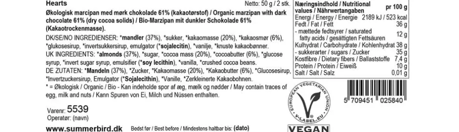 Summerbird Chokolade>Hearts -2