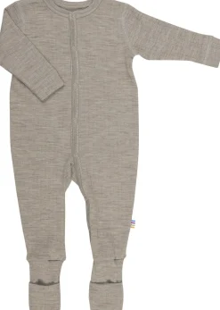 Børn Joha Uld|Nattøj>Heldragt med 2 i 1 fod