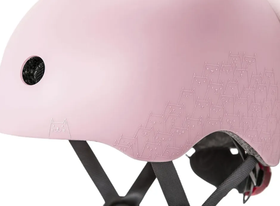 Børn Scoot & Ride Udendørs Leg>Helmet XXS reflective rose