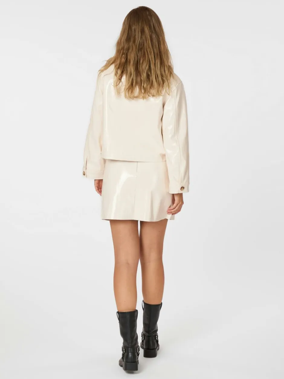 Outlet Hemie Patent Skirt Dame Nederdele