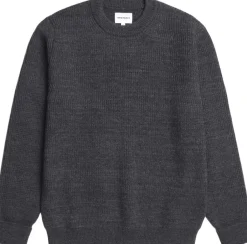 Outlet Henning Cotton Wool Rib Sweater Strik