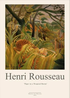 New Henri Rousseau 3 Plakater & Rammer