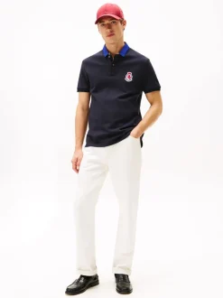 HERRINBONE COLLAR REG POLO-Tommy Hilfiger Hot