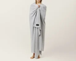 HIMALAYA FLEECETÆPPE - COLOUR / Light grey-Karmameju Skincare New