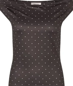 Dame Modström Buksedragter>Himamd print off-shoulder top