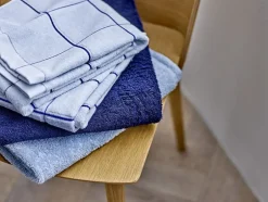 Online Håndklæde 50x100 Vista Linen blue Håndklæder