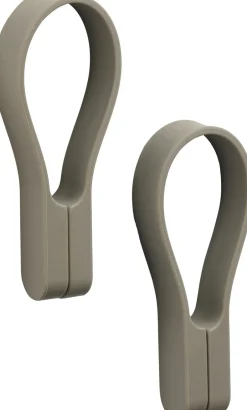 New Håndklædestrop Loop magnet 2 stk. Taupe Knager & Knagerækker