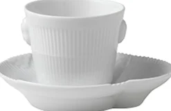 New Hvid Elements 10 cl. espressokop med underkop Kopper & Krus