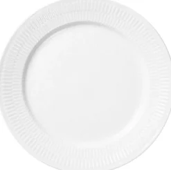 Royal Copenhagen Julegaver|Tallerkener>Hvid Riflet 27 cm. tallerken