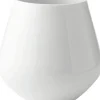 Royal Copenhagen Vaser & Urtepotteskjulere>Hvid Riflet 20.5 cm. vase - stor