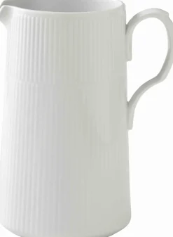 Royal Copenhagen Karafler & Kander>Hvid Riflet 1,6 l. kande