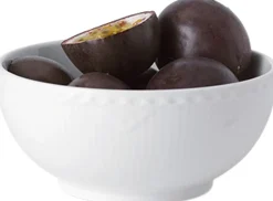 Online Hvid Riflet Halvblonde 15 cm Skål Skåle & Fade