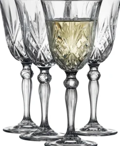 Hvidvin 4 stk. Lyngby Melodia-Lyngby Glas Clearance