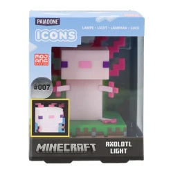 Sale Icon Lampe - Minecraft Axolotl Børn Børneværelse|Shark Gaming