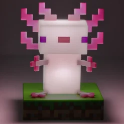 Sale Icon Lampe - Minecraft Axolotl Børn Børneværelse|Shark Gaming