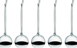 Outlet glaskugler 40mm blank 5 dele Juletræspynt