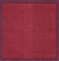 Online pap. serviet 33cm kirsebærrød Tilbehør Til Bordet