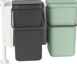 Brabantia Skraldespande>Indbygningsmodul sorteringskoncept
