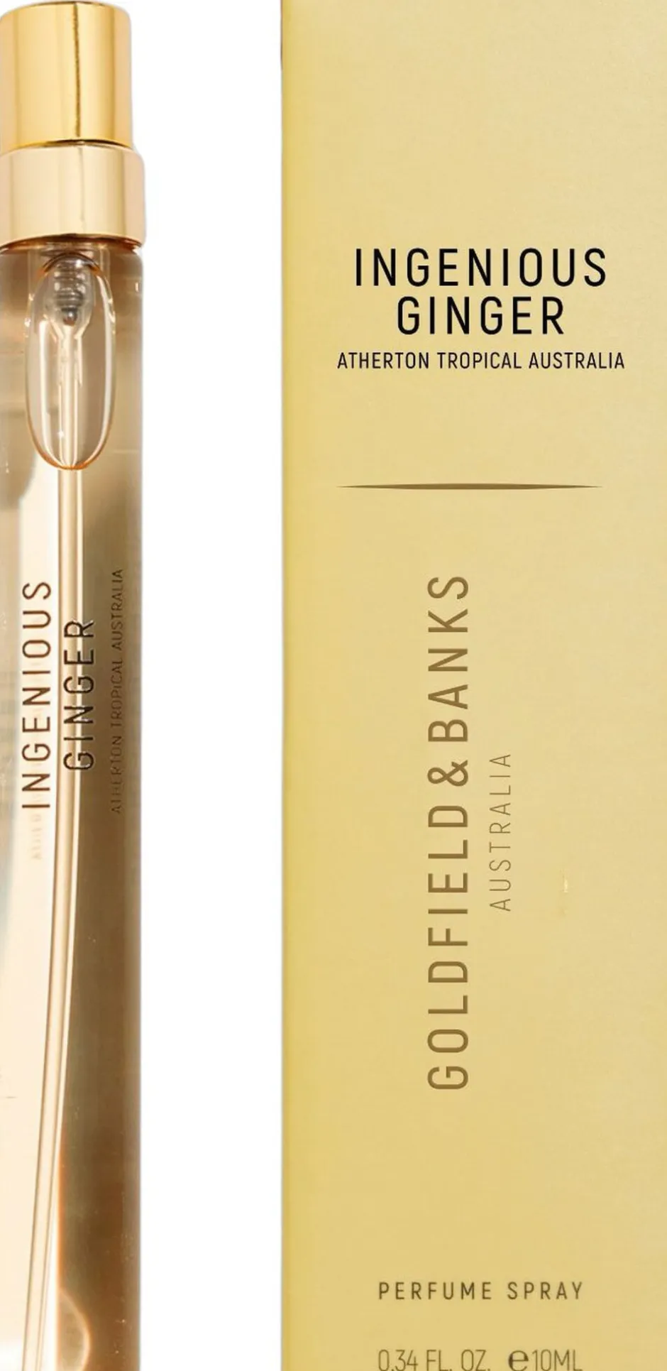 Goldfield & Banks Rejsestørrelser>INGENIOUS GINGER Perfume Travel Spray 10 ml