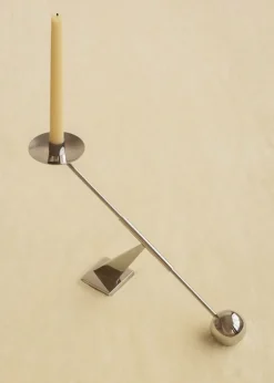 Interconnect Candle Holder, W42,5, Stainless Steel-Audo Copenhagen Discount