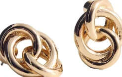 Dame MANGO Andet>Intertwined hoop earrings