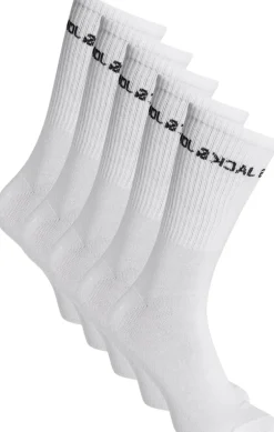 Jack & Jones Strømper>JACBASIC LOGO TENNIS SOCK 5 PACK NO
