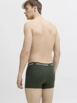 Jack & Jones Undertøj>JACJJ SOLID TRUNKS 5 PACK