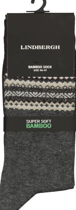 Jacquard bamboo sock-Lindbergh Sale