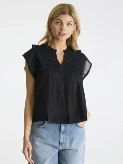 Dame Neo Noir T-Shirts & Toppe|Bluser & Skjorter>Jayla S Voile Top
