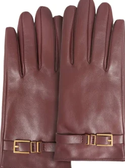 JILLLA Buckle Detail Leather Gloves-Ted Baker Discount