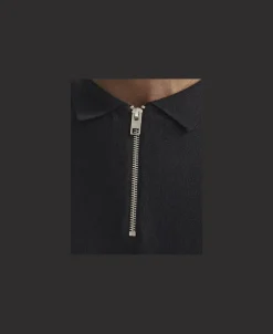 JJEEMIL KNIT POLO HALF ZIP LS NOOS-Jack & Jones Outlet