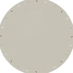 Södahl Juletekstiler|Gulvtæpper>Juletræstæppe dia110 Christmas Hearts Embroidery Rose