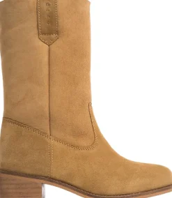 Clearance Julia - Calf suede & shearling Dame Støvler