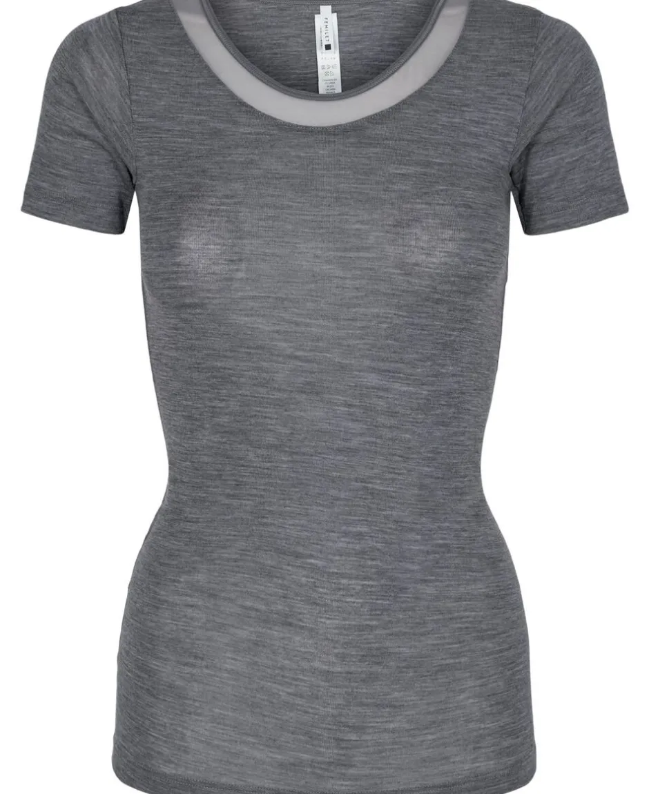 Dame Femilet Uldundertøj|Undertrøjer>Juliana T-shirt
