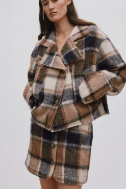 Clearance Jumbo check jacket - Ehsan Dame Blazere & Veste