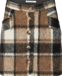 Jumbo check short skirt - Olympia-Rabens Saloner New