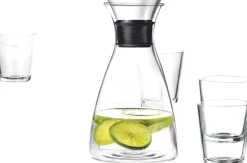 Karaffel drypfri 1,0 l. med 4-Eva Solo Outlet