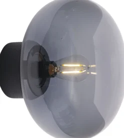 New Works Væglamper>Karl-Johan Wall Lamp, BL Stain Oak w. Smoke Glass