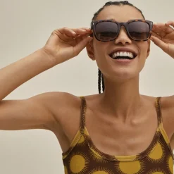 Online KATYA recycled sunglasses tortoise brown/gold Dame Briller