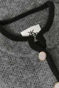 Online KBEbbie Contrast Cardigan Dame Strik