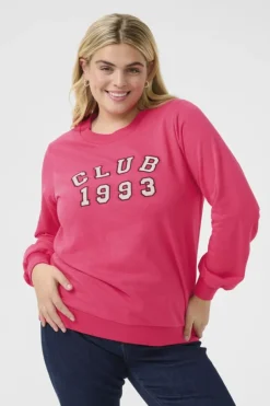 KCvioli Sweatshirt-Kaffe Curve New